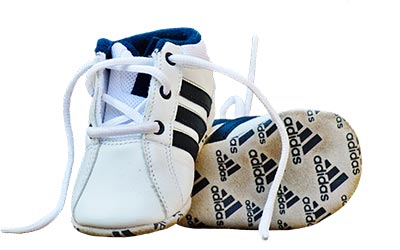 zapatos de bebé sin suela